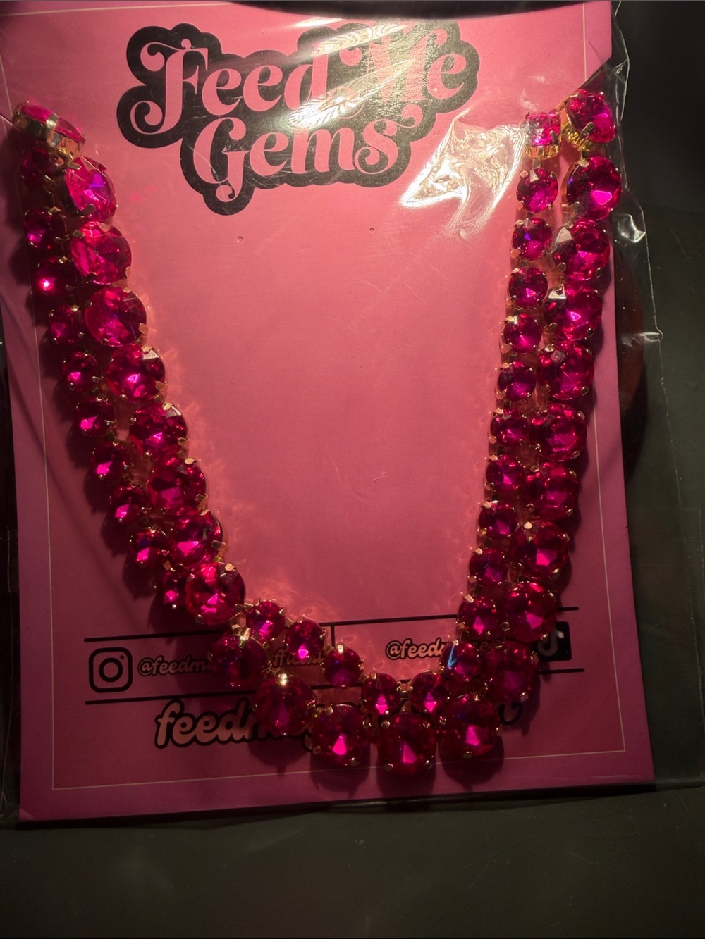 NEW Feed Me Gems Dopamine Diva Necklace - Picture 2 of 9